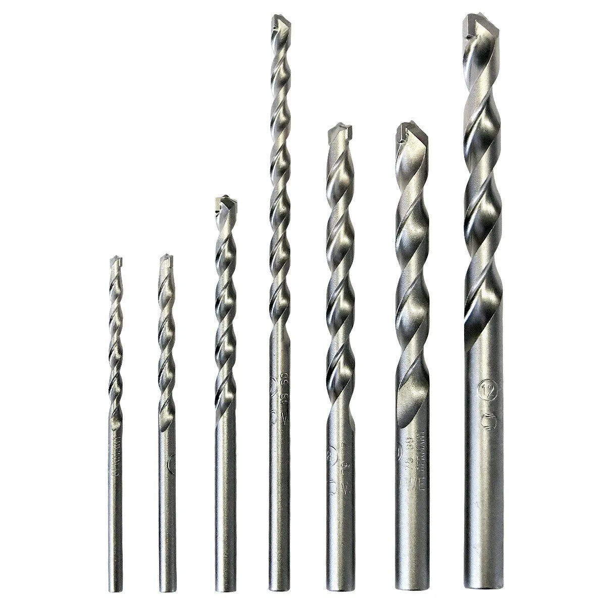 S&R Set 7 Punte Muro 4-12 mm Cemento Pietra