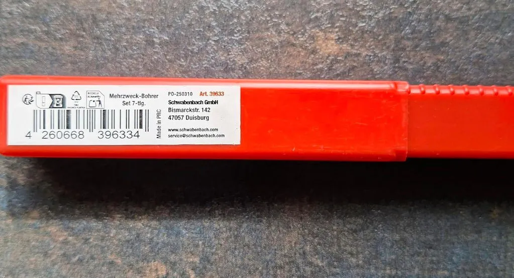 Schwabenbach set punte multiuso 4-12 mm 7 pz esagonale