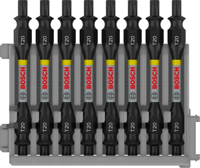 Bosch PRO Impact bit doppi T20-T20 65 mm 8 pz Torx