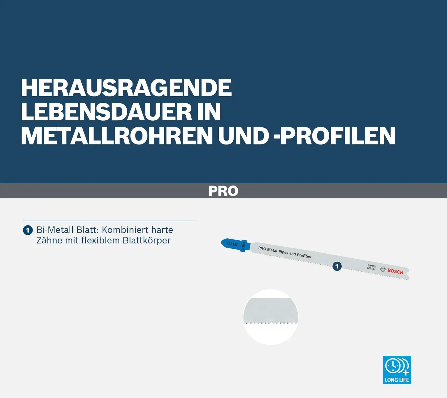 Bosch Expert PRO T321AF lame seghetto alternativo 5 pz metallo