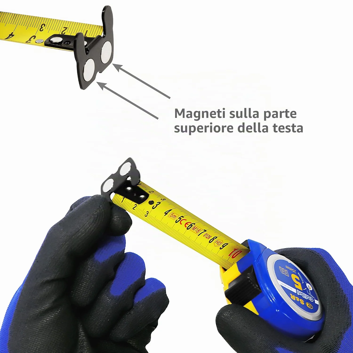 S&R Colibri Metro a Nastro Magnetico 5 m x 25 mm