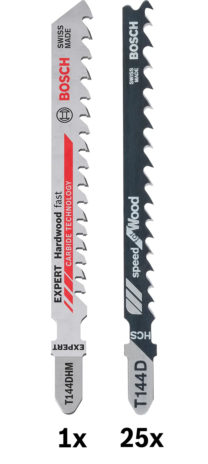 Bosch Expert T 144 D T 144 DHM lame seghetto 26 pezzi