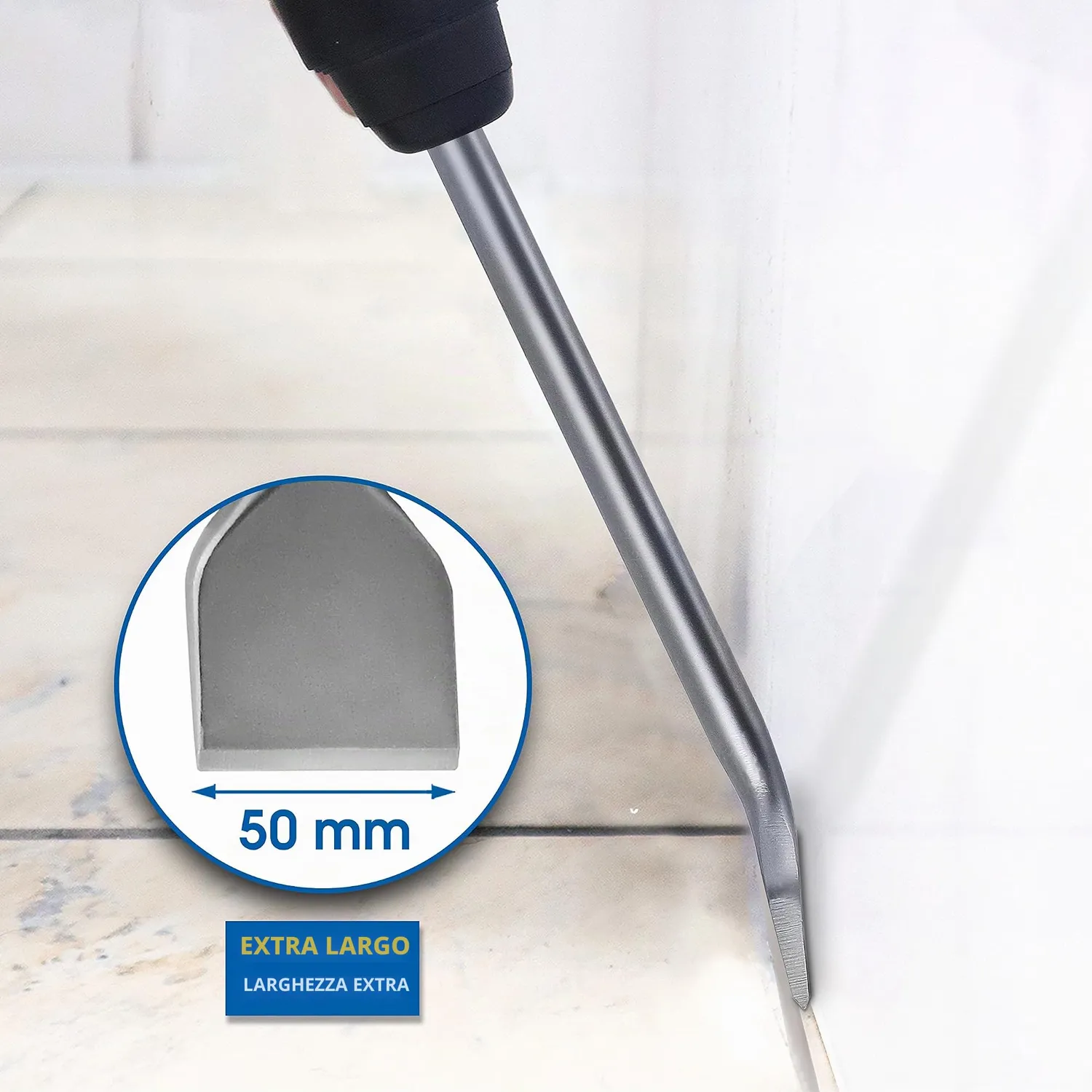 S&R scalpello piastrelle SDS-Max 400x50mm angolato