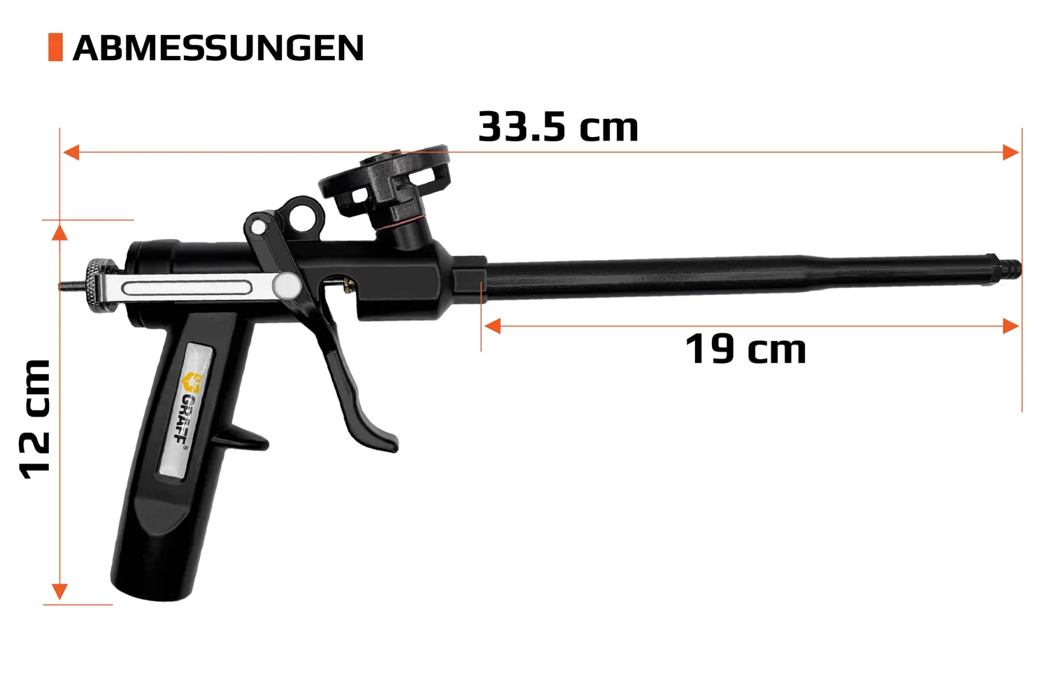 Graff pistola schiuma PU teflon alluminio
