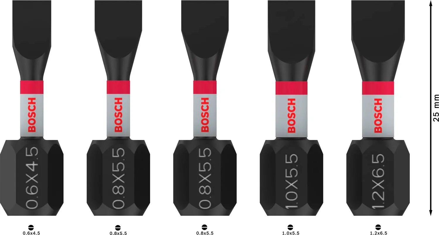 Bosch Expert PRO Impact bit taglio 25 mm 5 pz