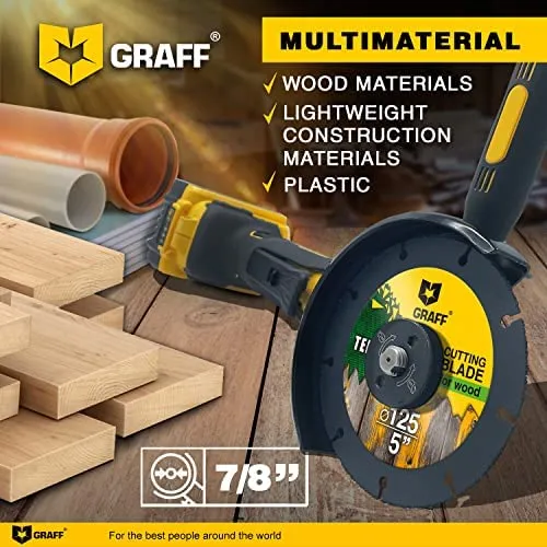 Graff Termit 125 mm disco da taglio legno e plastica