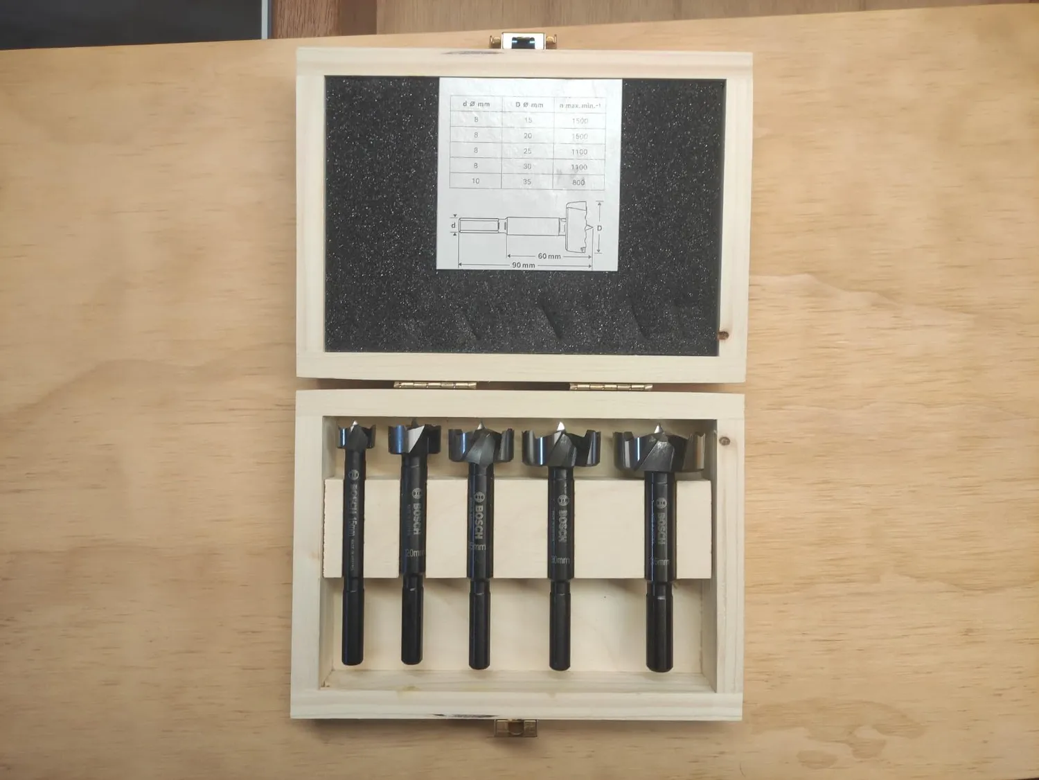 Bosch Expert punta Forstner legno 10 mm 90 mm codolo 8 mm