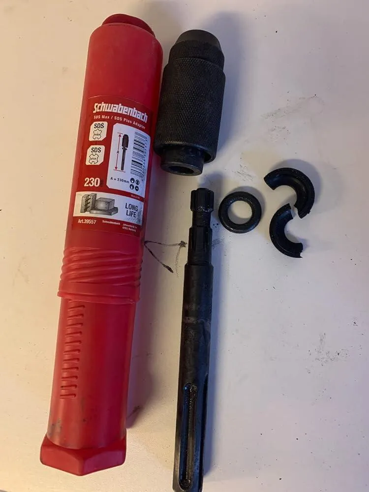 Schwabenbach Adattatore SDS-Max a SDS-Plus Acciaio
