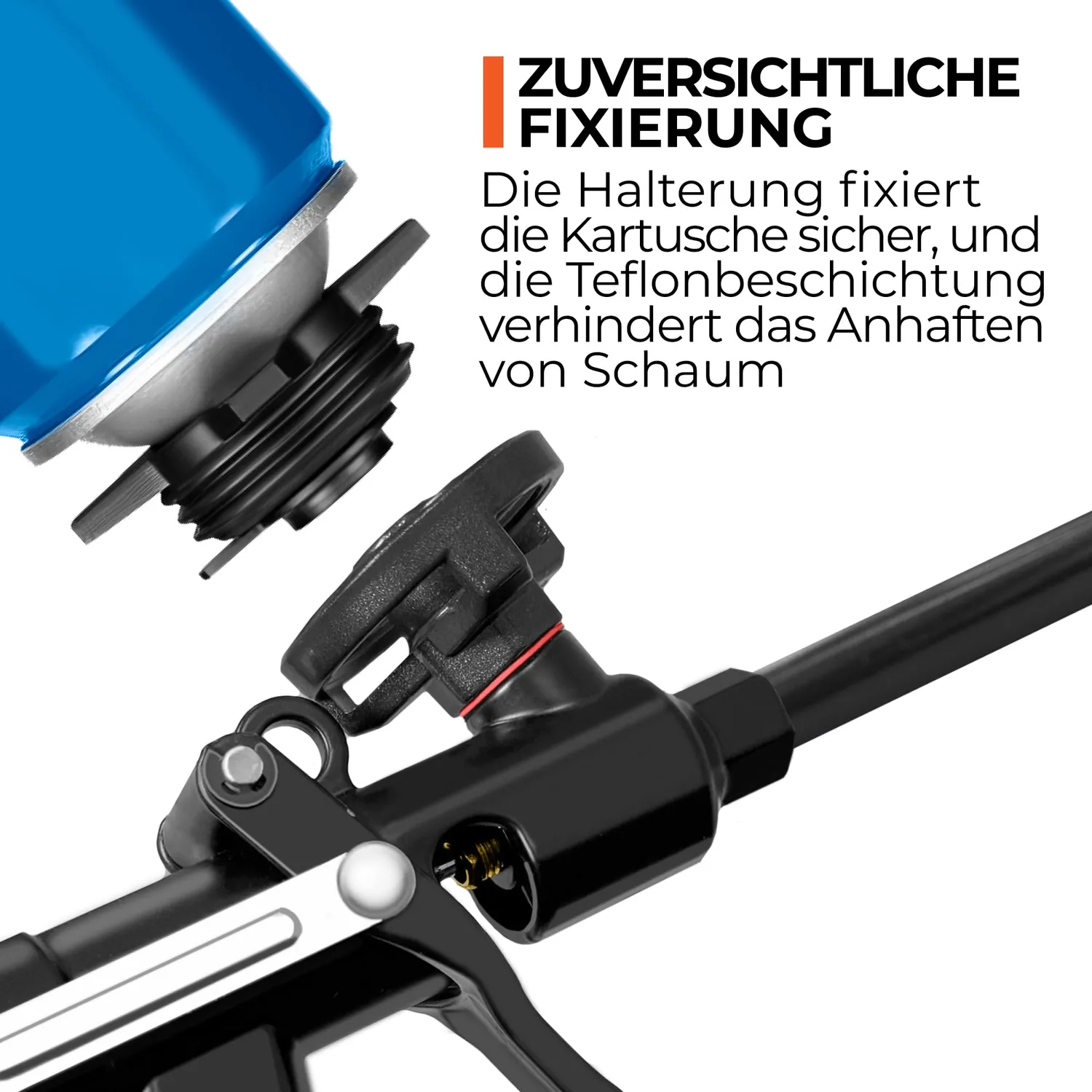 Graff pistola schiuma PU teflon alluminio