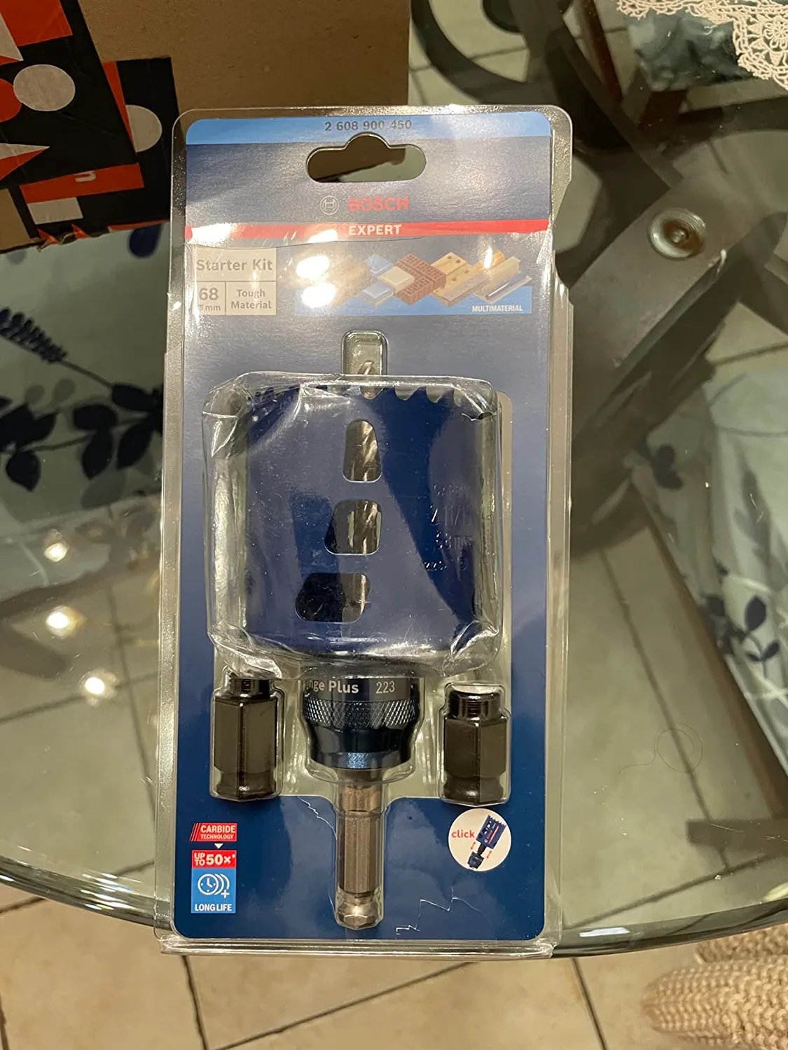 Bosch Expert Multi Material sega a tazza 68 mm Starter Set