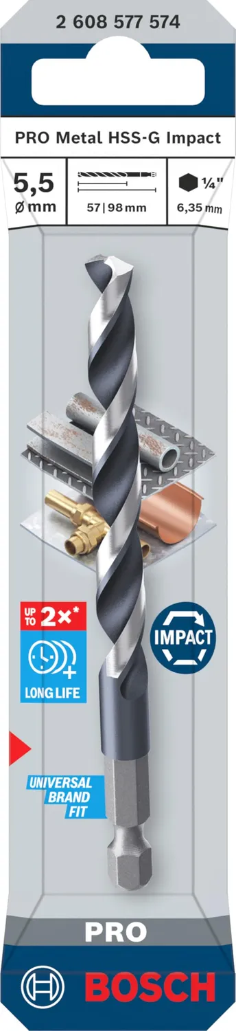 Bosch Expert PRO Metal punta metallo 5,5 mm HSS-G