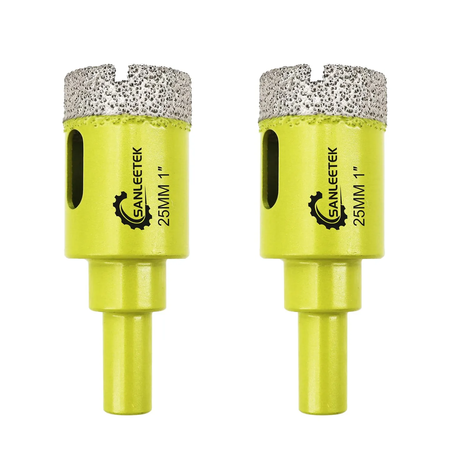 SANLEETEK punte diamantate 6/6/6/8/10 mm 5 pezzi gres