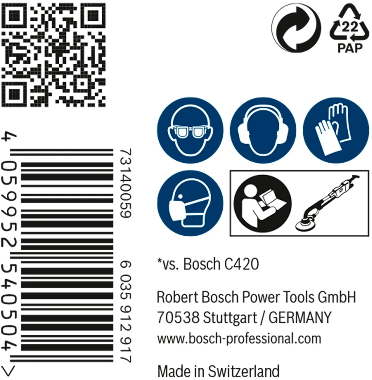 Bosch Expert M480 dischi rete 225 mm G220 25 pezzi