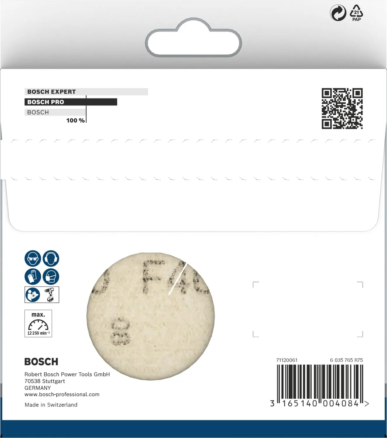 Bosch Expert PRO F460 fogli abrasivi 125 mm grana mista 10 pz