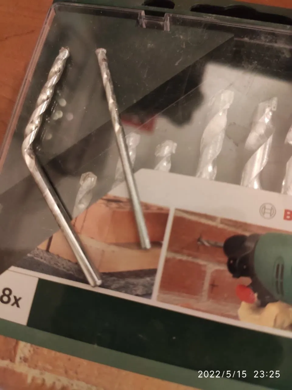 Bosch Set 8 punte muro 3-10 mm per pietra