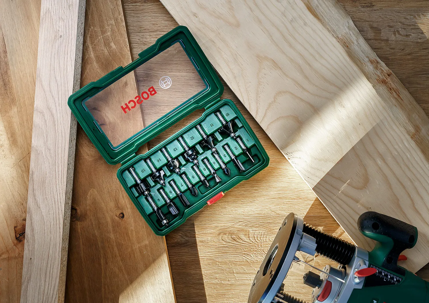 Bosch Expert frese legno 15 pezzi 1/4"