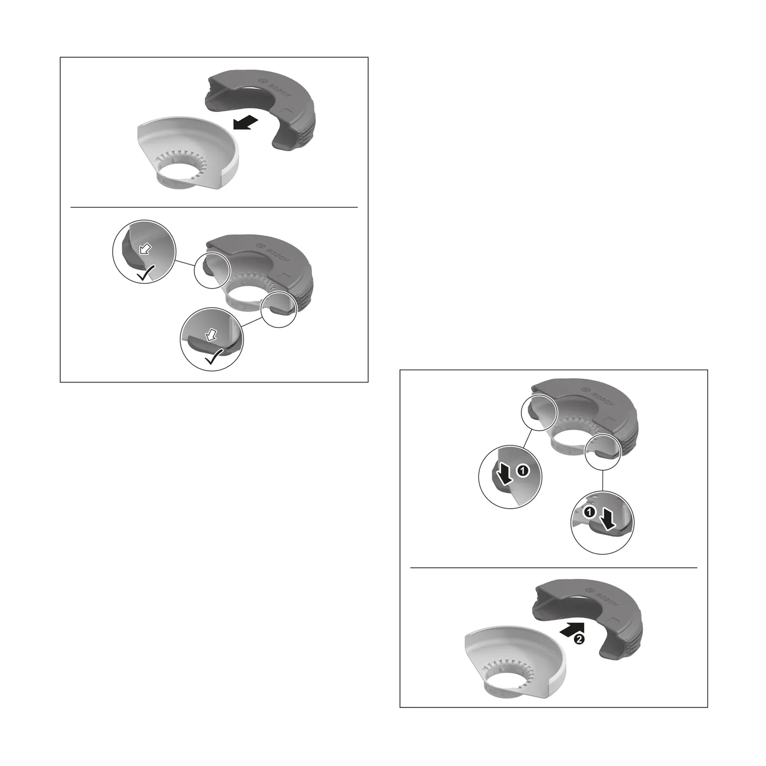 Bosch Expert Cuffia Taglio 125 mm a Scatto