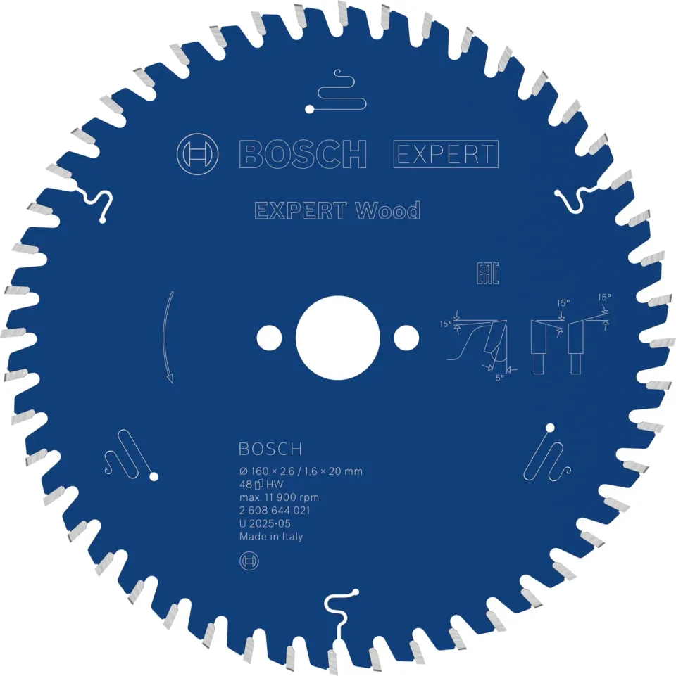 Bosch Expert lama circolare legno 165x30 mm 48 denti