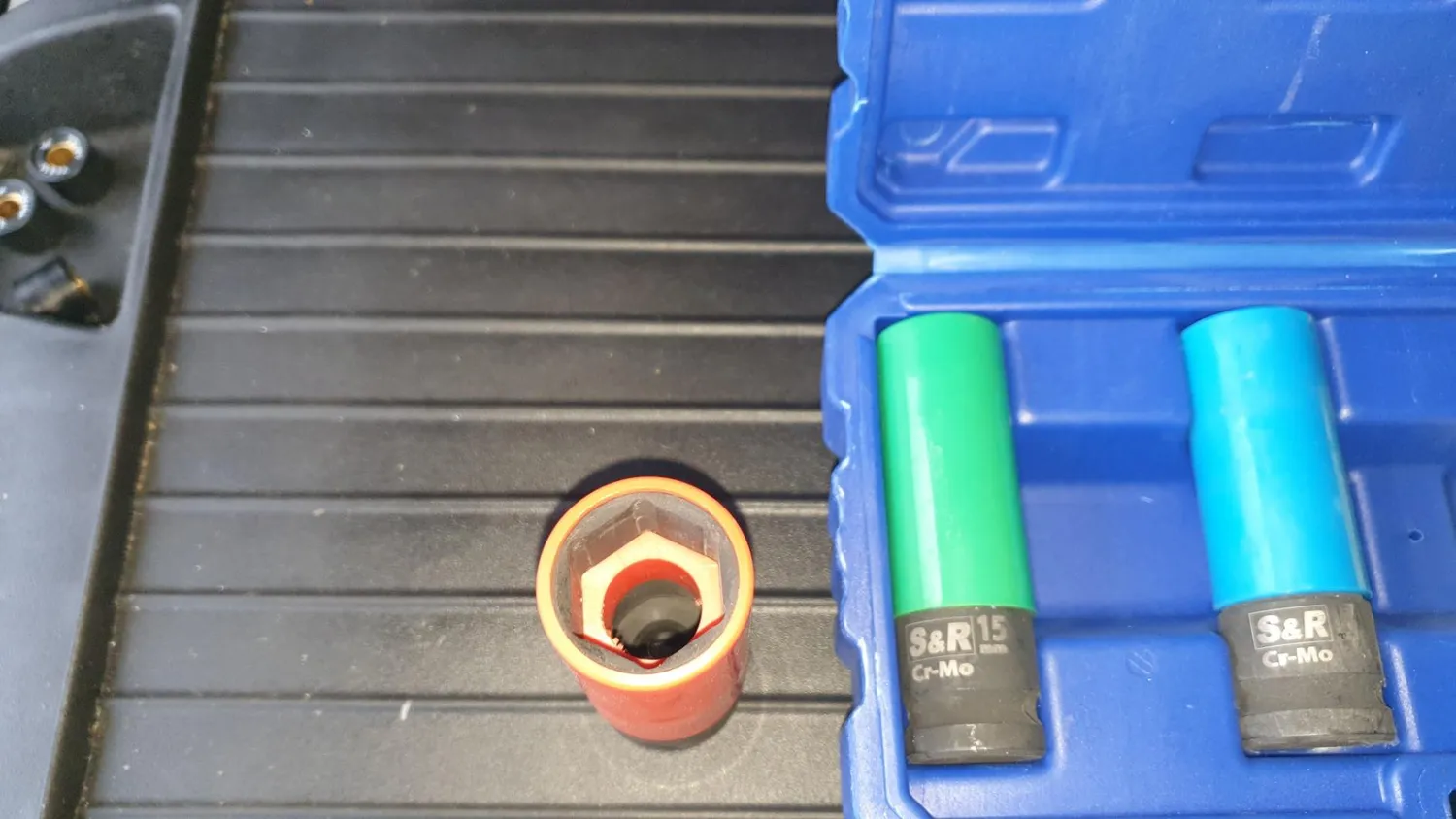 S&R Set 4 Bussole Cerchi Lega 1/2" 15-21mm Cr-Mo