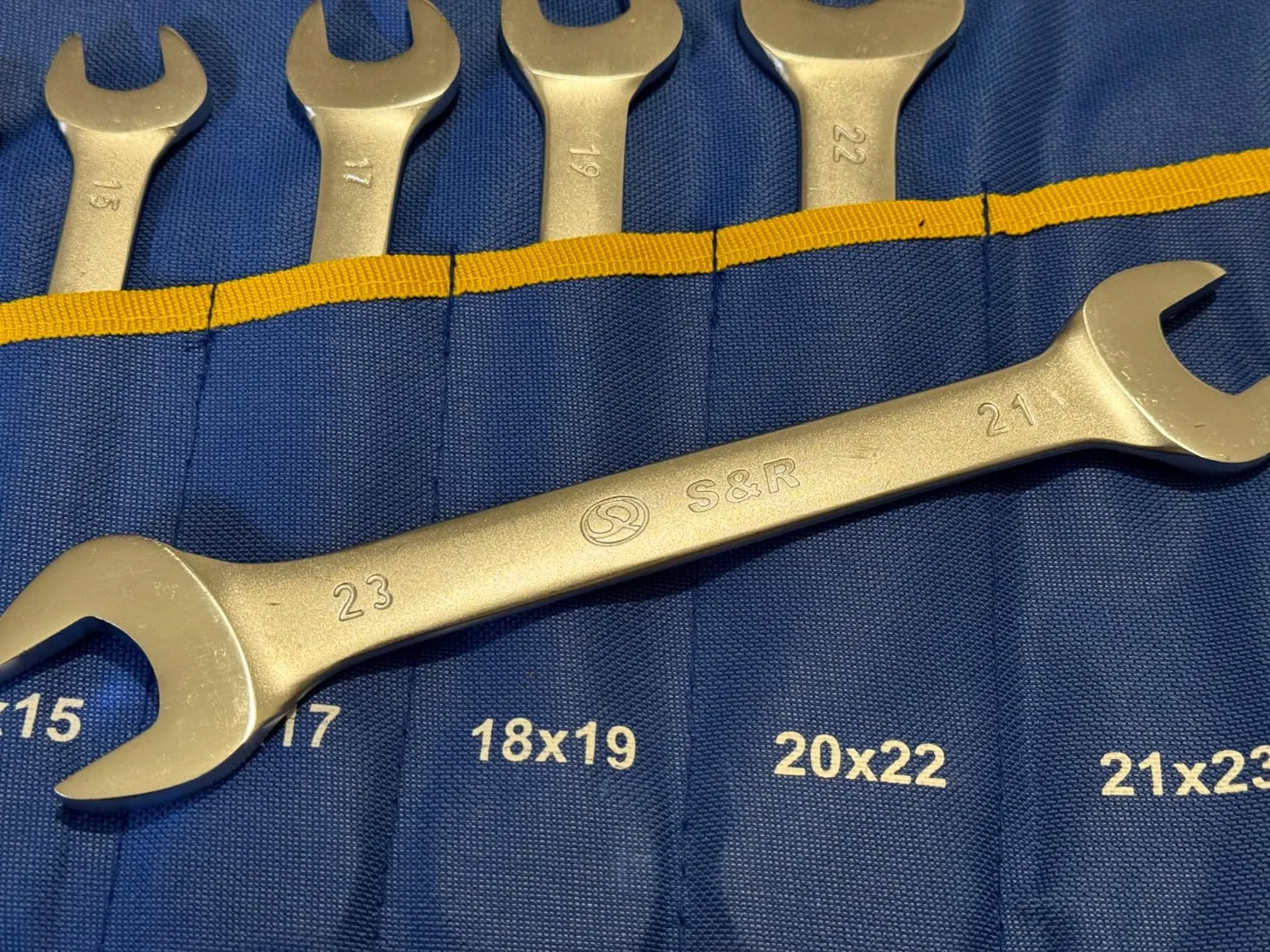 S&R set 9 chiavi fisse 6-23 mm argento
