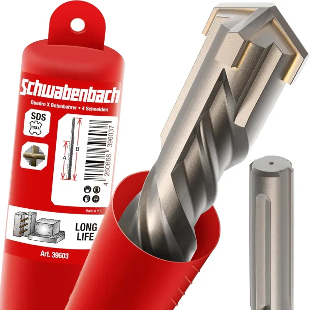 Schwabenbach prolunga SDS-Max 600 mm acciaio per calcestruzzo