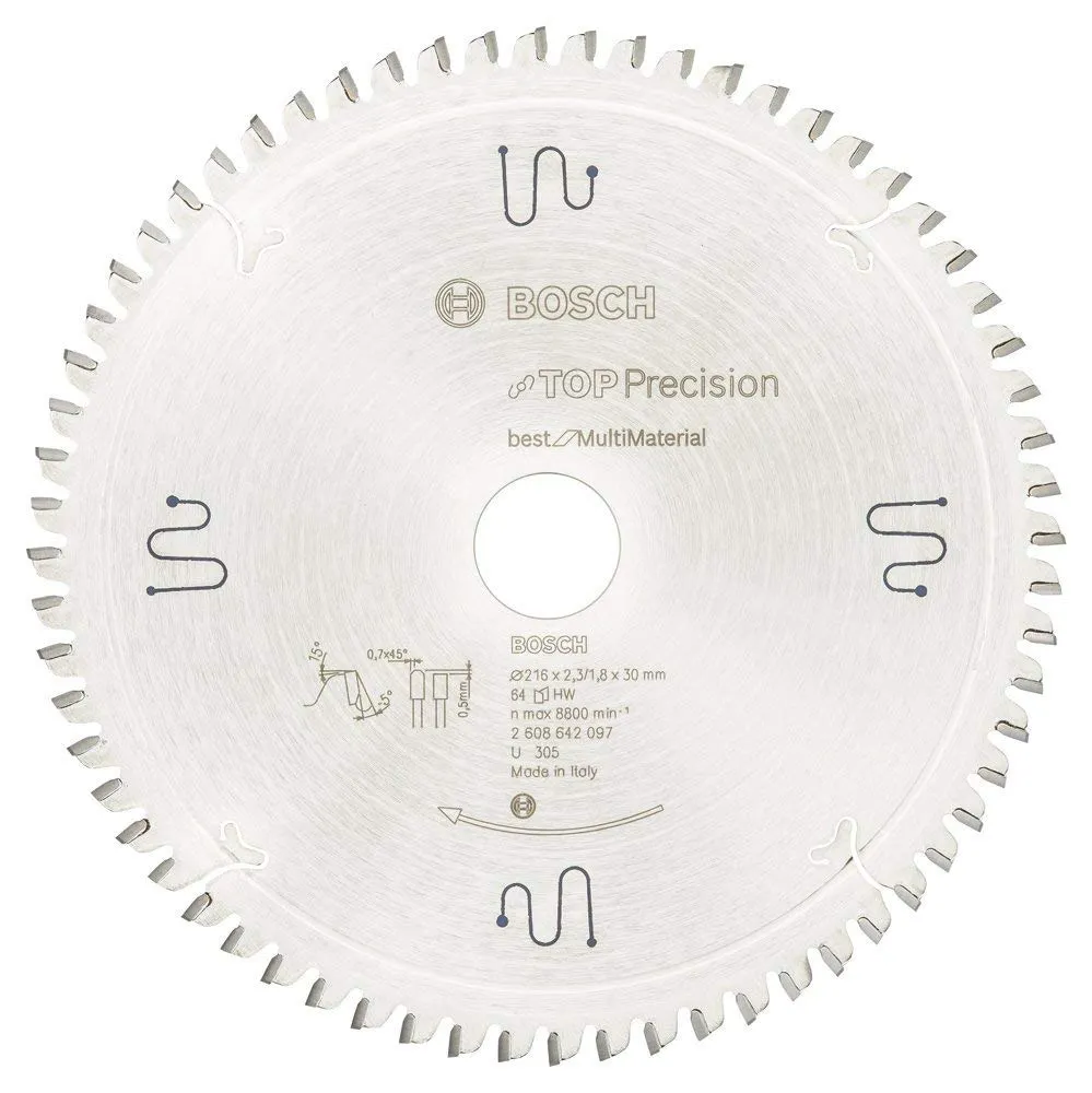 Bosch Expert lama circolare 216x30 64 denti multimat