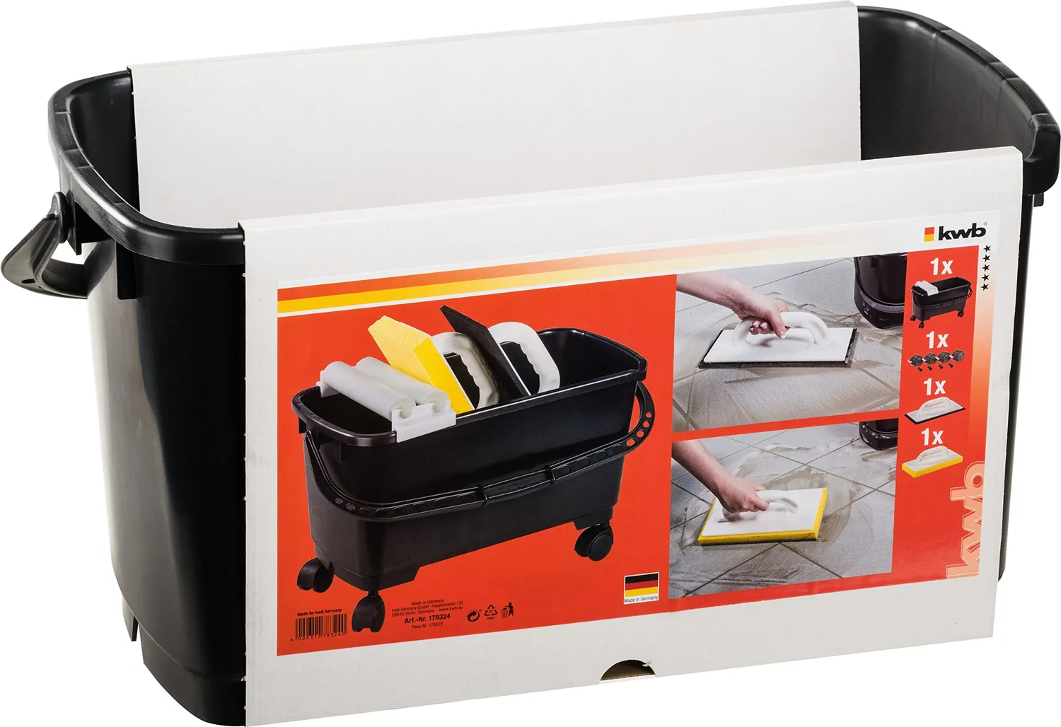 KWB 1783-24 set piastrellista 3 pz secchio 24 L