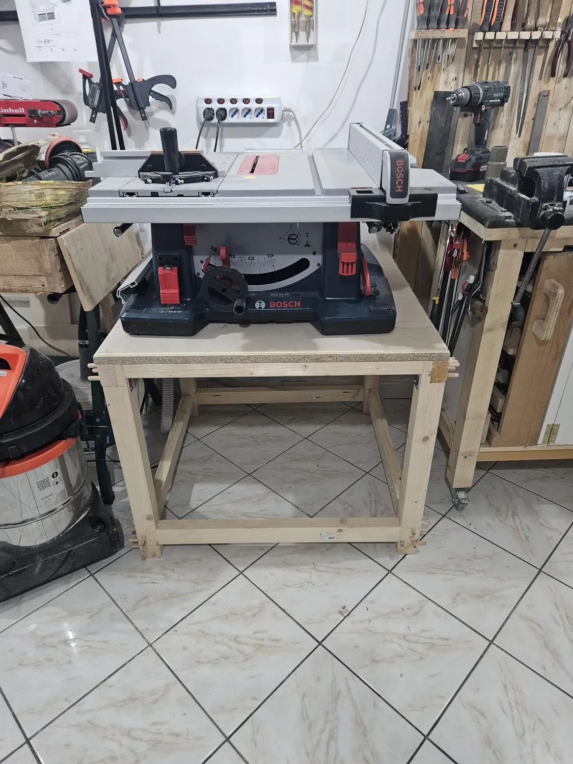 Bosch GTS 10 XC Sega da Banco 254 mm 2100W Legno