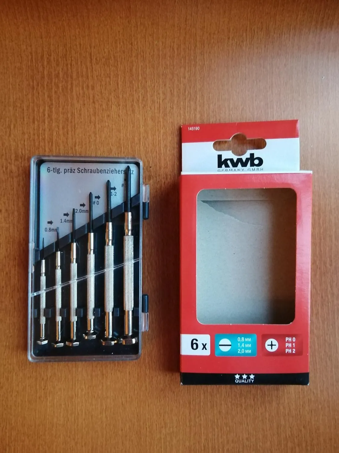 KWB 145190 cacciaviti precisione 6 pz taglio croce