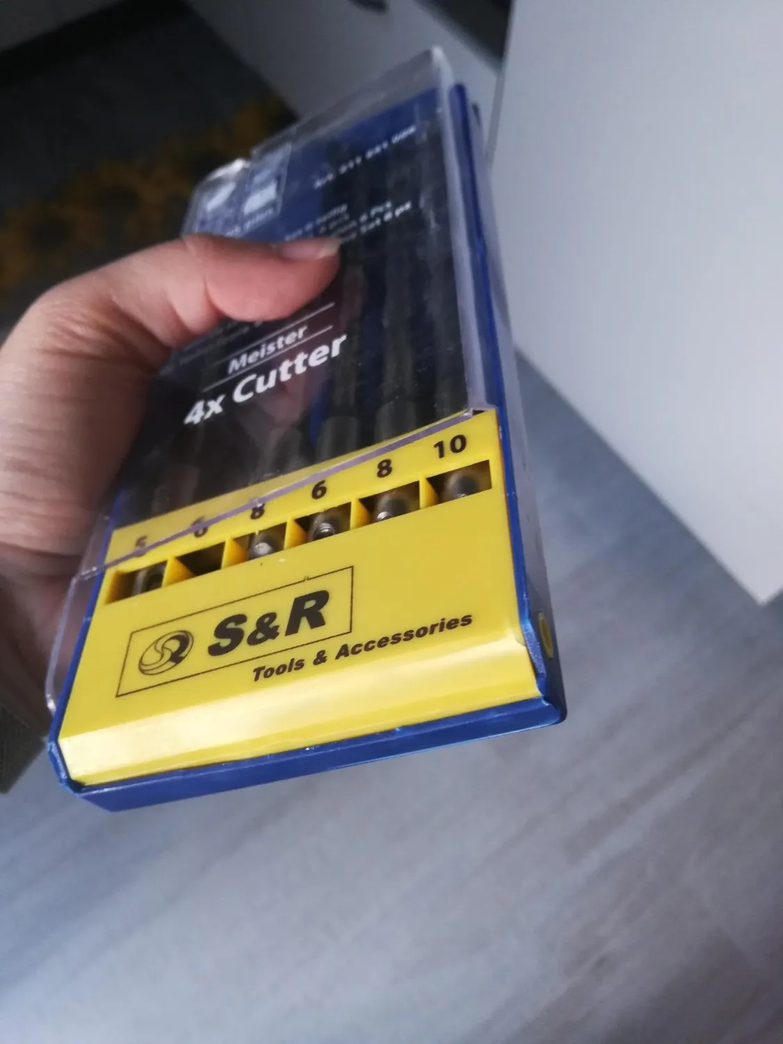 S&R Set 7 Punte SDS-Plus 4 Taglienti 5-12x160mm