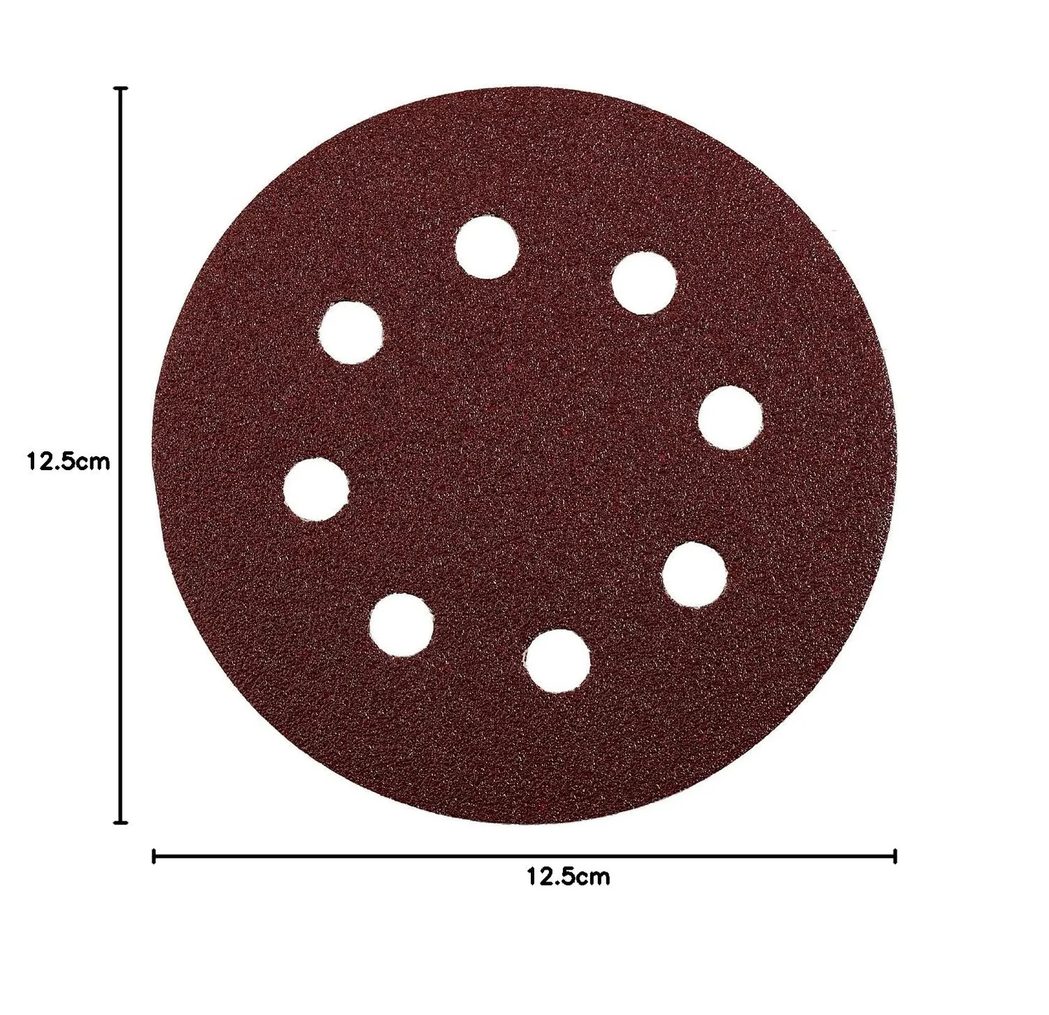 KWB disco abrasivo 125 mm 5419-06 forato velcro metallo