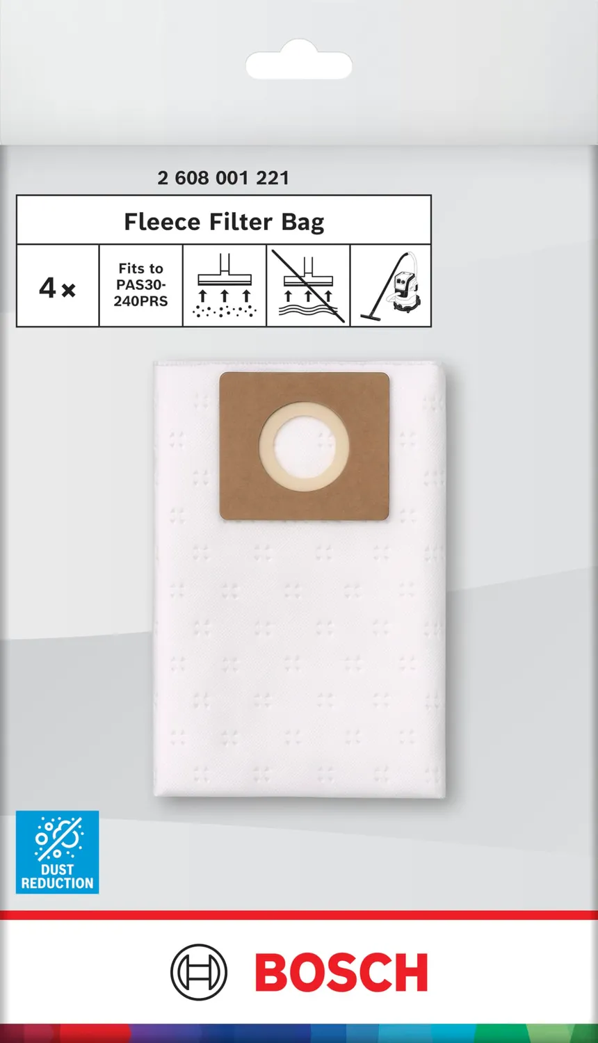 Bosch Expert sacchetti pile aspirapolvere a secco 4 pz