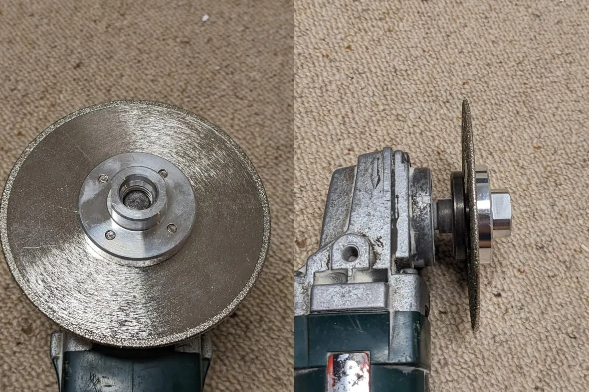 BGTEC disco diamantato 105 mm M14 per ceramica e marmo