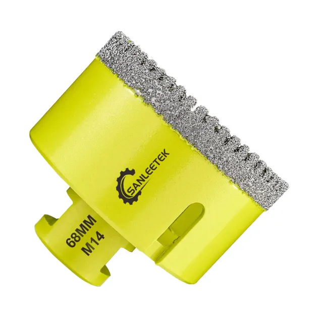 Sanleetek fresa diamantata 68mm M14 per gres porcellanato
