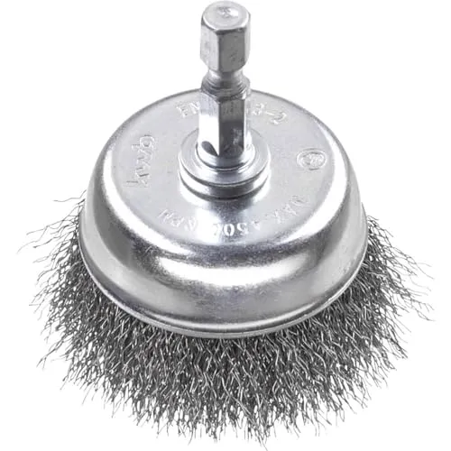 KWB 6062-10 spazzola a tazza 50 mm acciaio HSS