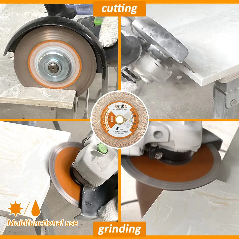BGTEC Disco Diamantato 105 mm per Gres e Marmo