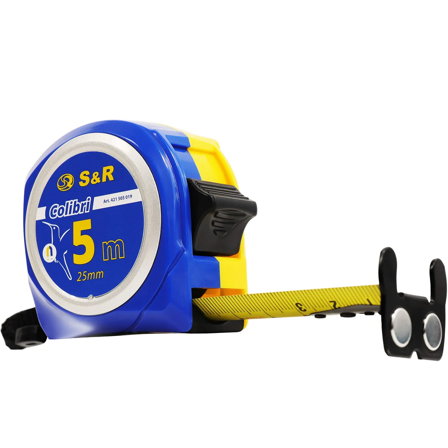S&R Colibri Metro a Nastro Magnetico 5 m x 25 mm