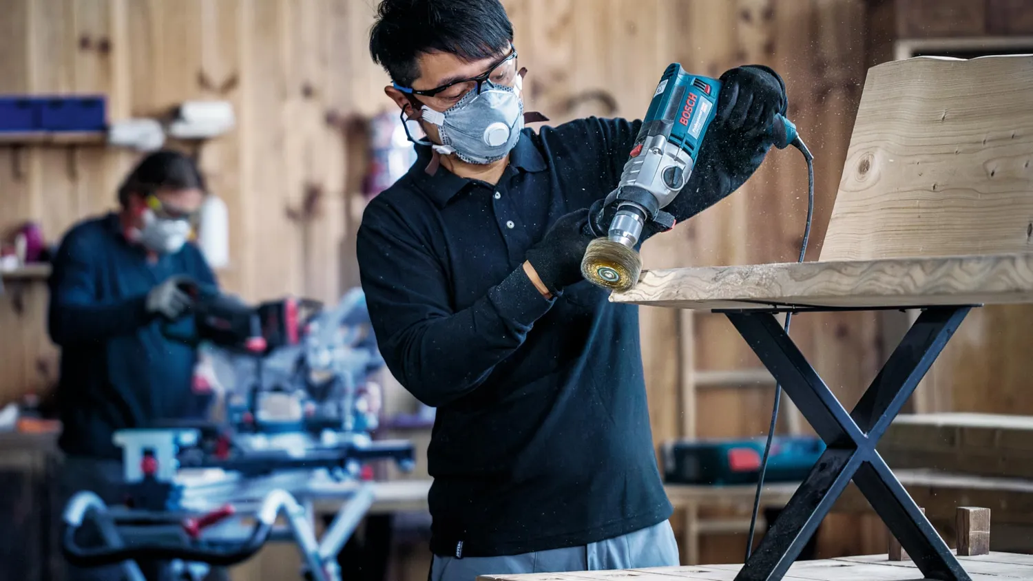 Bosch Expert PRO spazzola a disco metallo filo ottonato