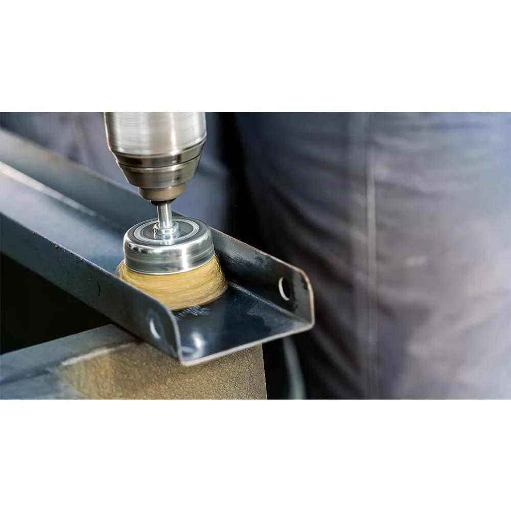Bosch Expert spazzola a tazza 50 mm filo ondulato inox