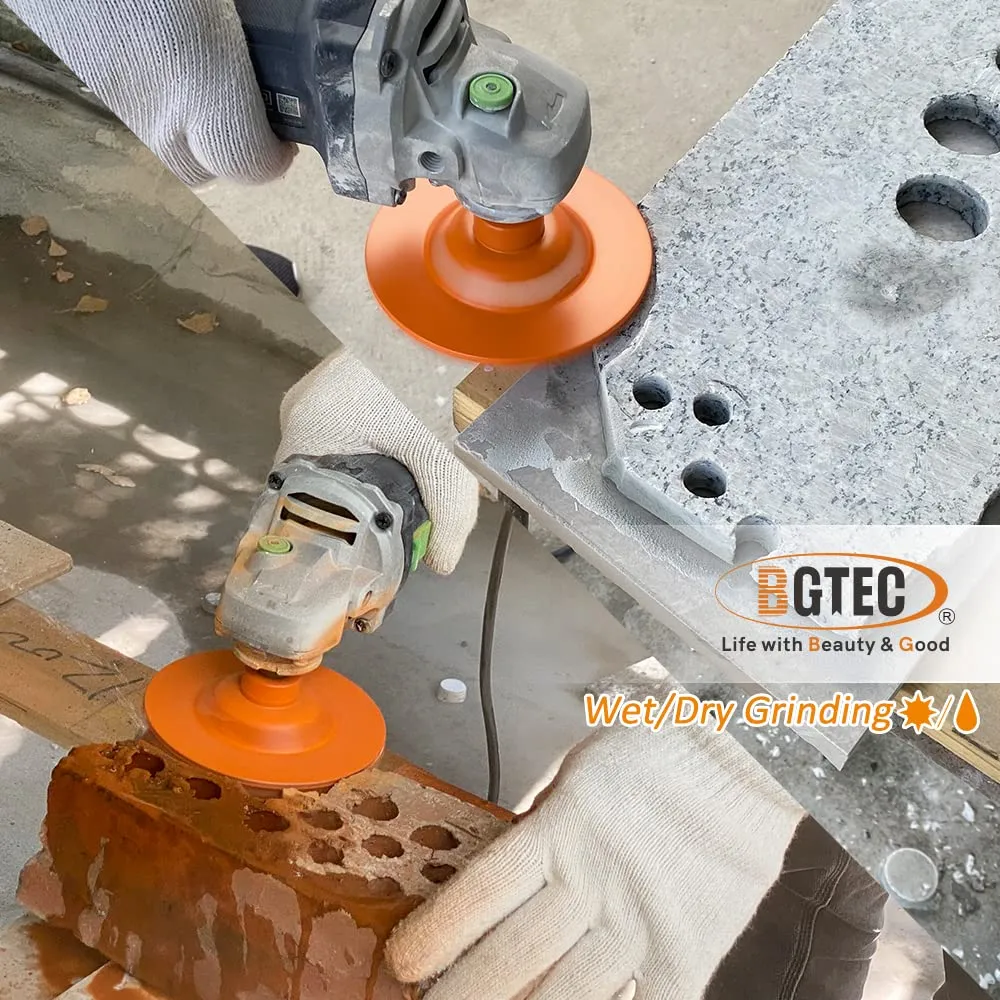 BGTEC Mola Diamantata 100mm M14 per Cemento 2 Pezzi