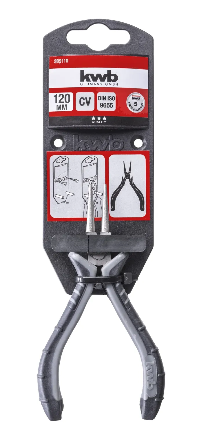 KWB 389110 pinza becchi tondi 120 mm elettronica
