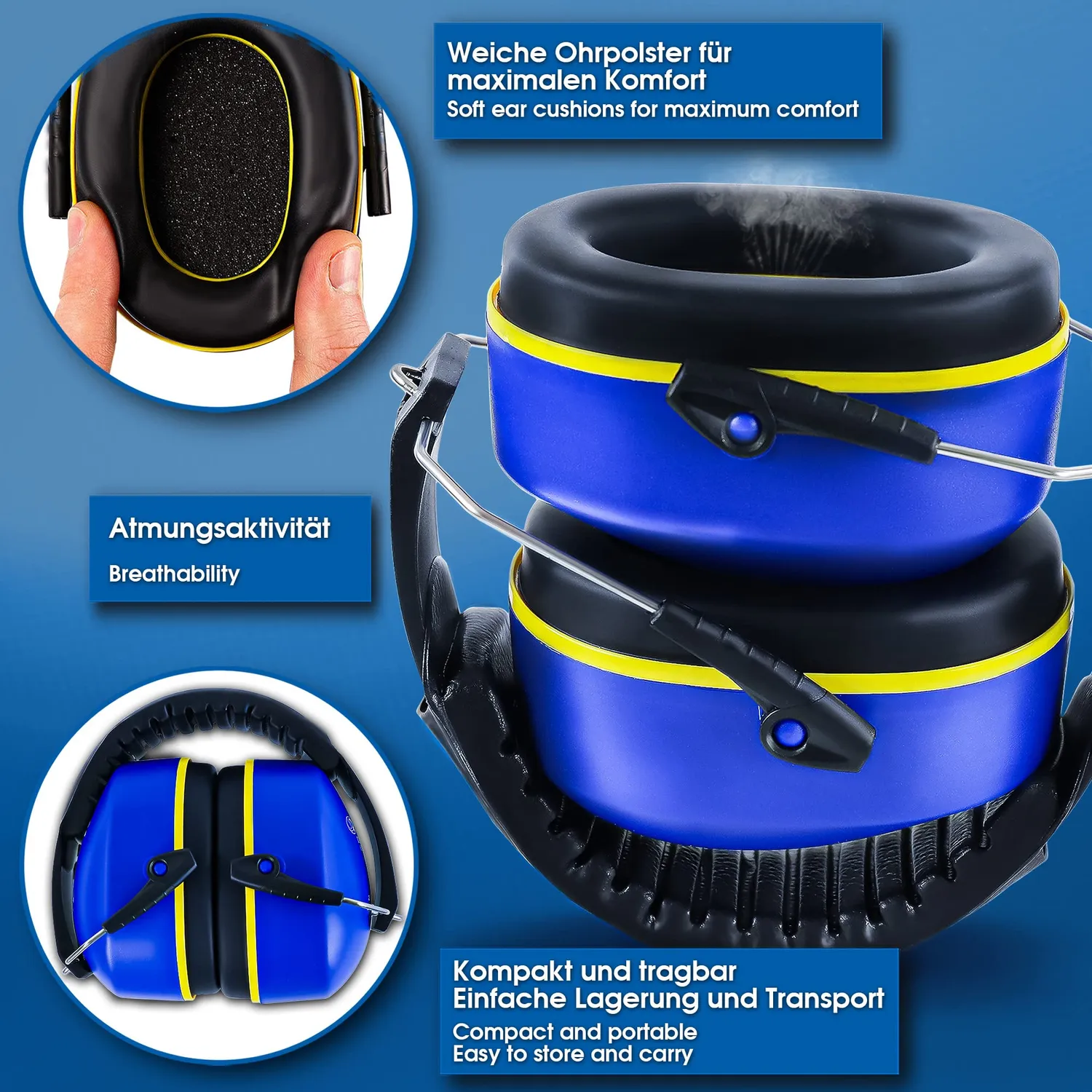 S&R cuffie antirumore SNR 31,3 dB Defender leggere