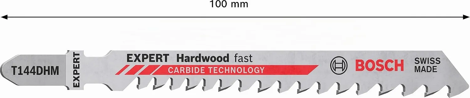 Bosch Expert Hardwood Fast T144DHM lame seghetto 3 pezzi legno duro