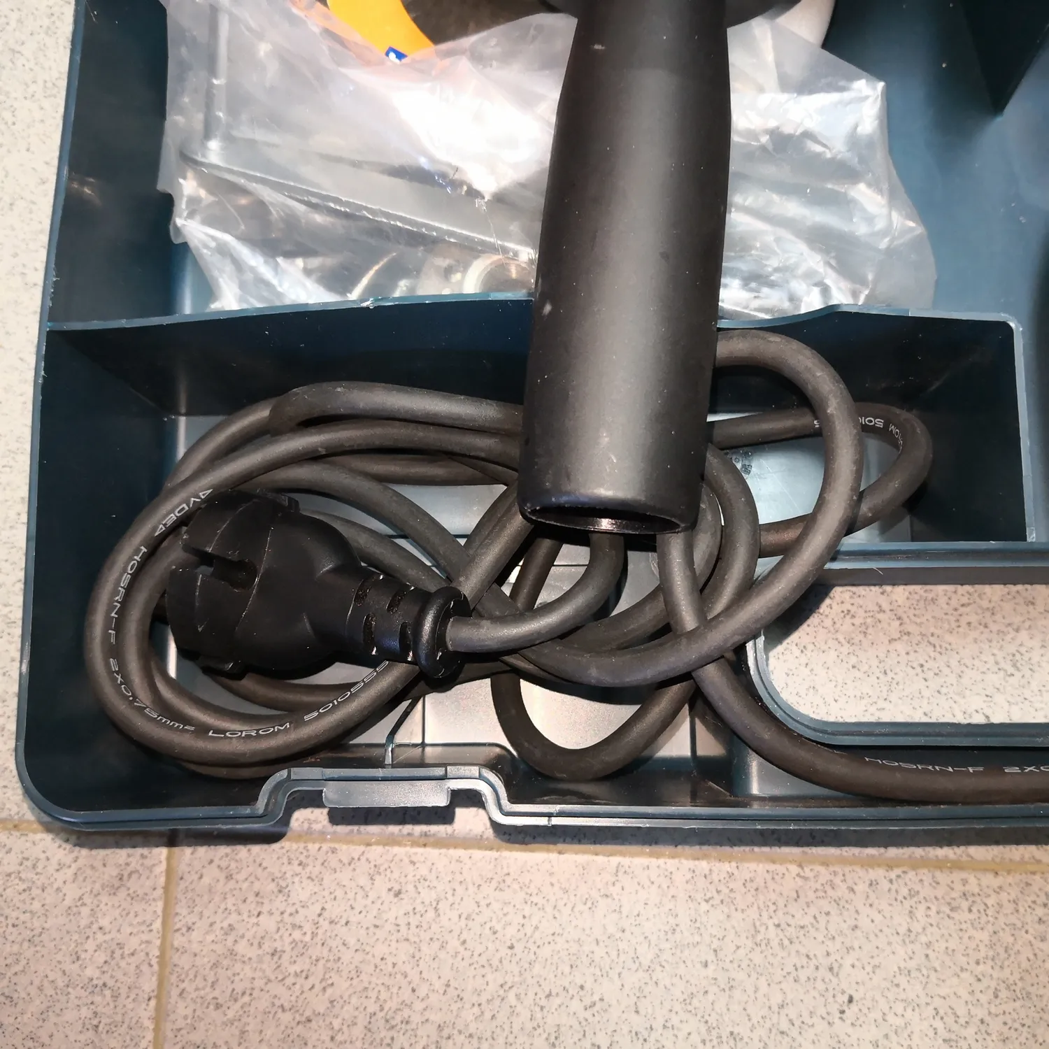 Bosch 2605438404 valigetta GWS 115-125 mm in plastica