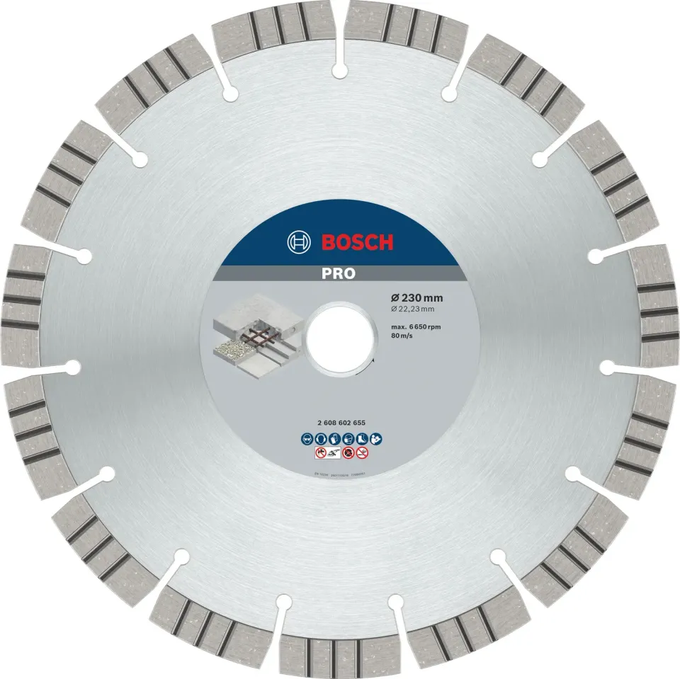Bosch Expert PRO Concrete Disco Diamantato 230mm Cemento