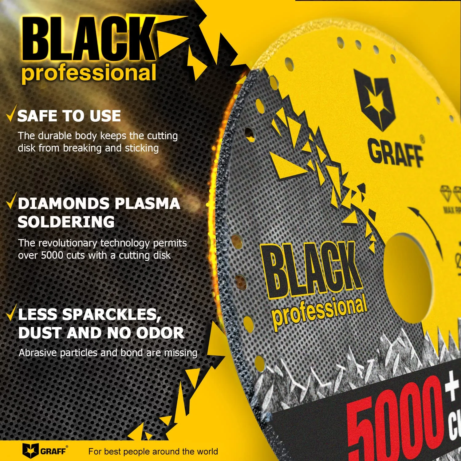 Graff Black disco taglio diamantato metallo 115mm sottile