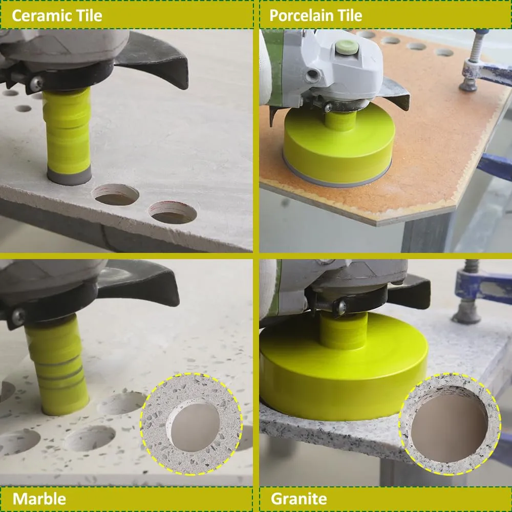 Sanleetek fresa diamantata 68mm M14 per gres porcellanato
