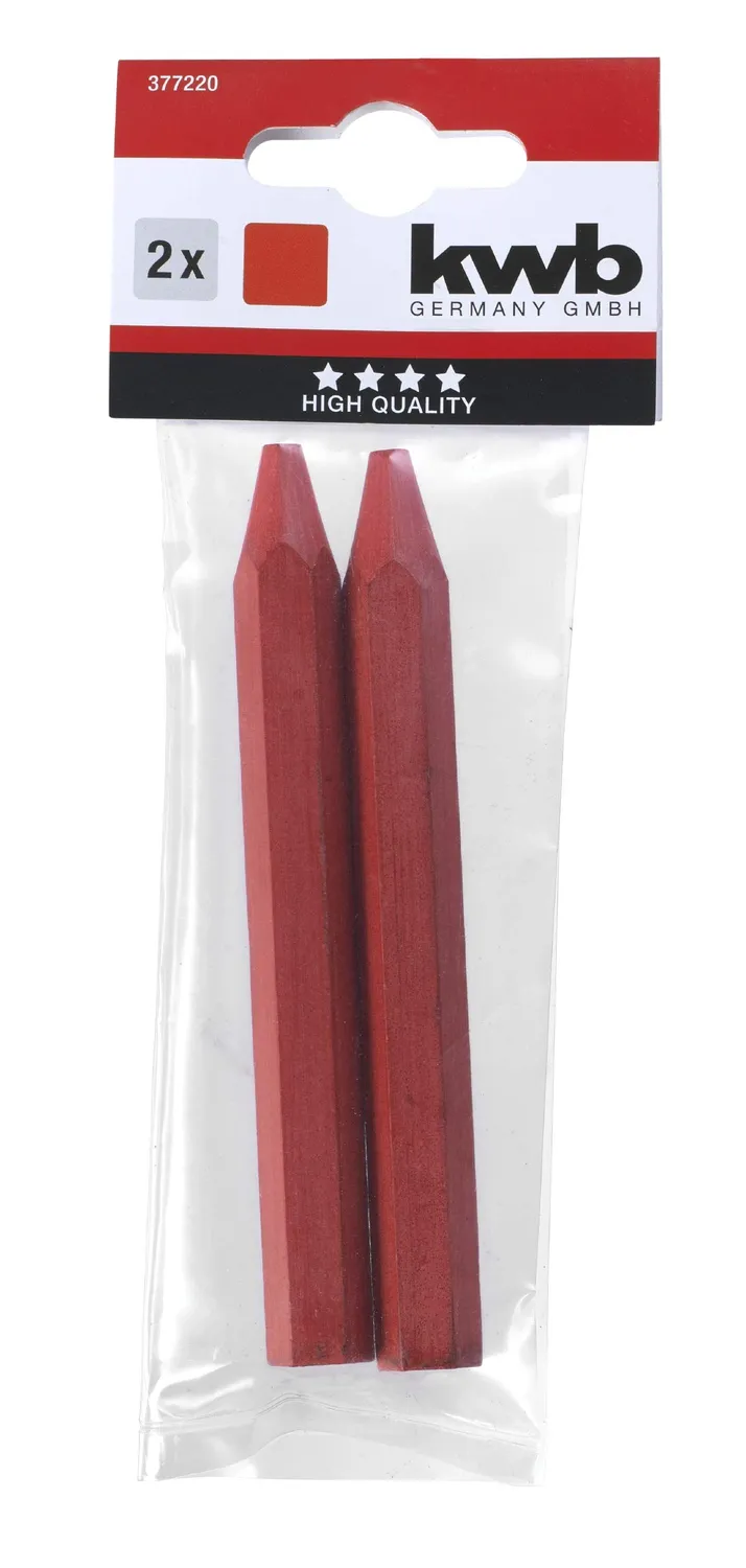 KWB 3772-20 gessetto rosso 2 pz muratore