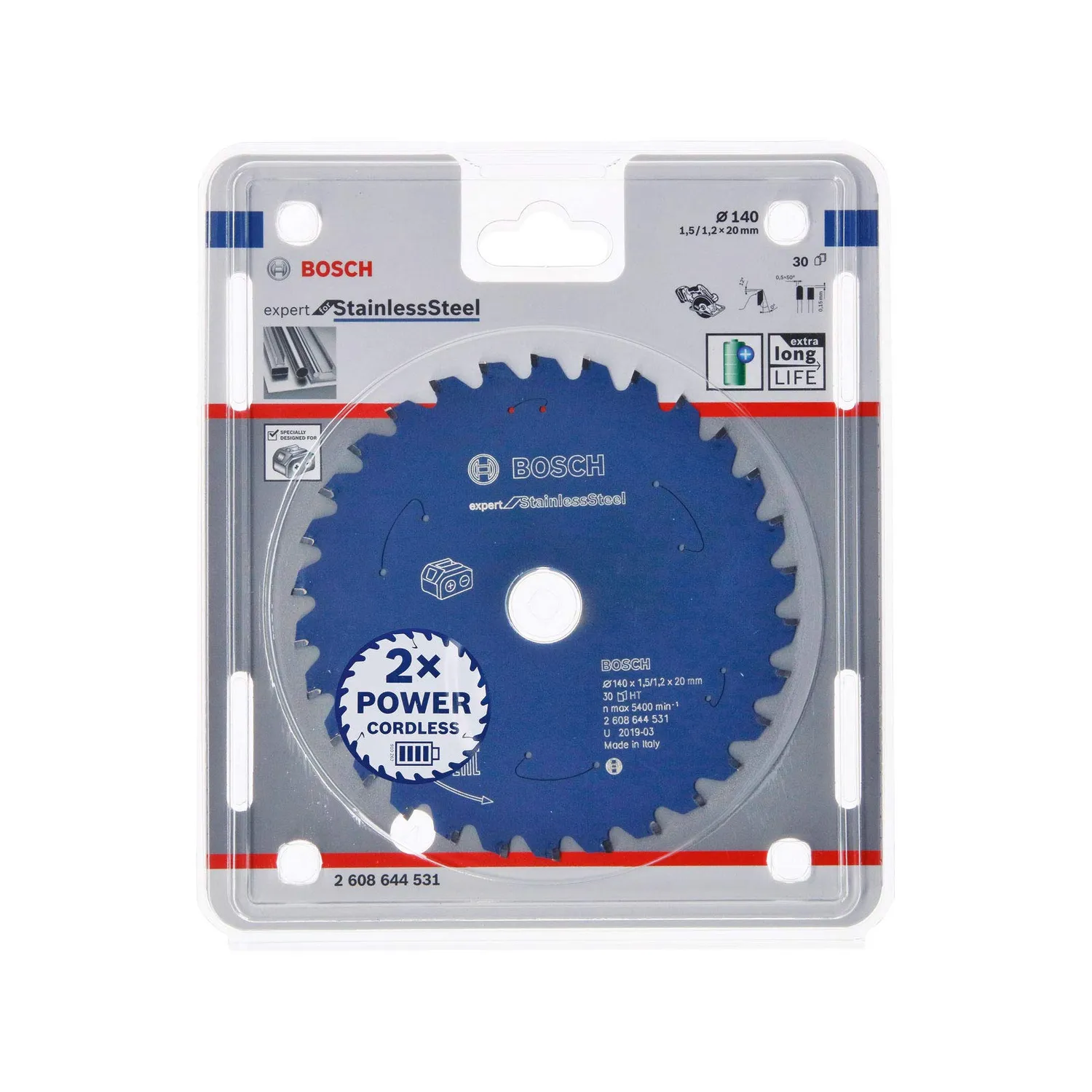 Bosch Expert for Stainless Steel lama circolare 160 mm inox