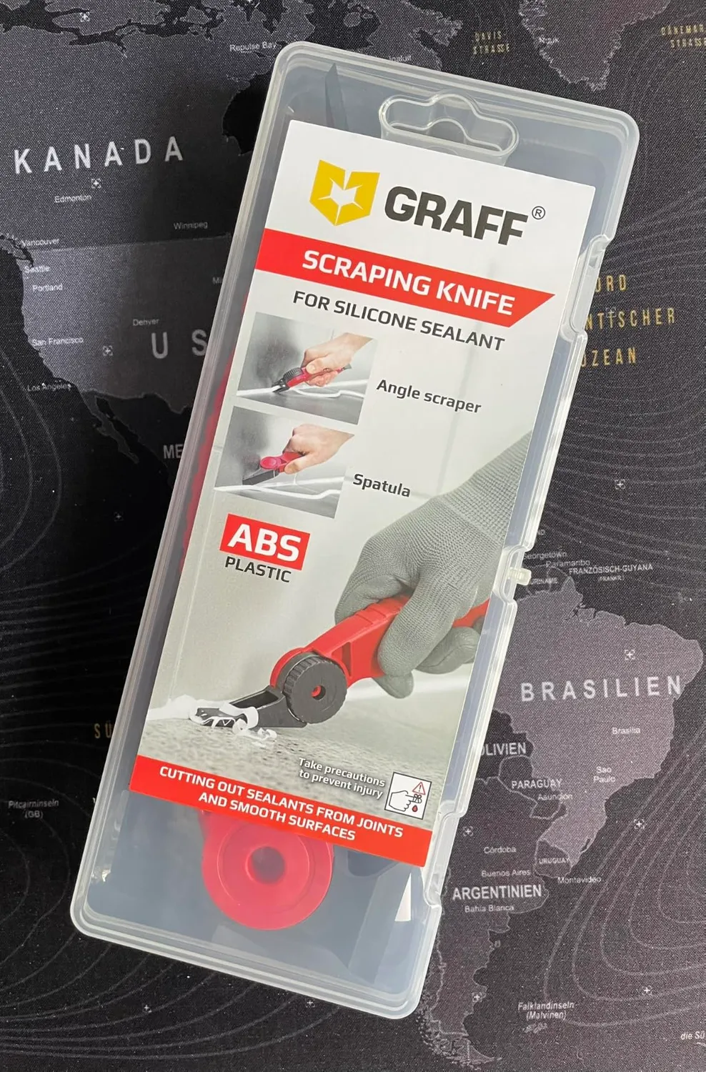 Graff Raschietto Fughe Silicone Sigillante Regolabile